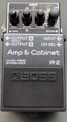 Gear Hunter | BOSS - IR-2 Amp And Cabinet Pedal